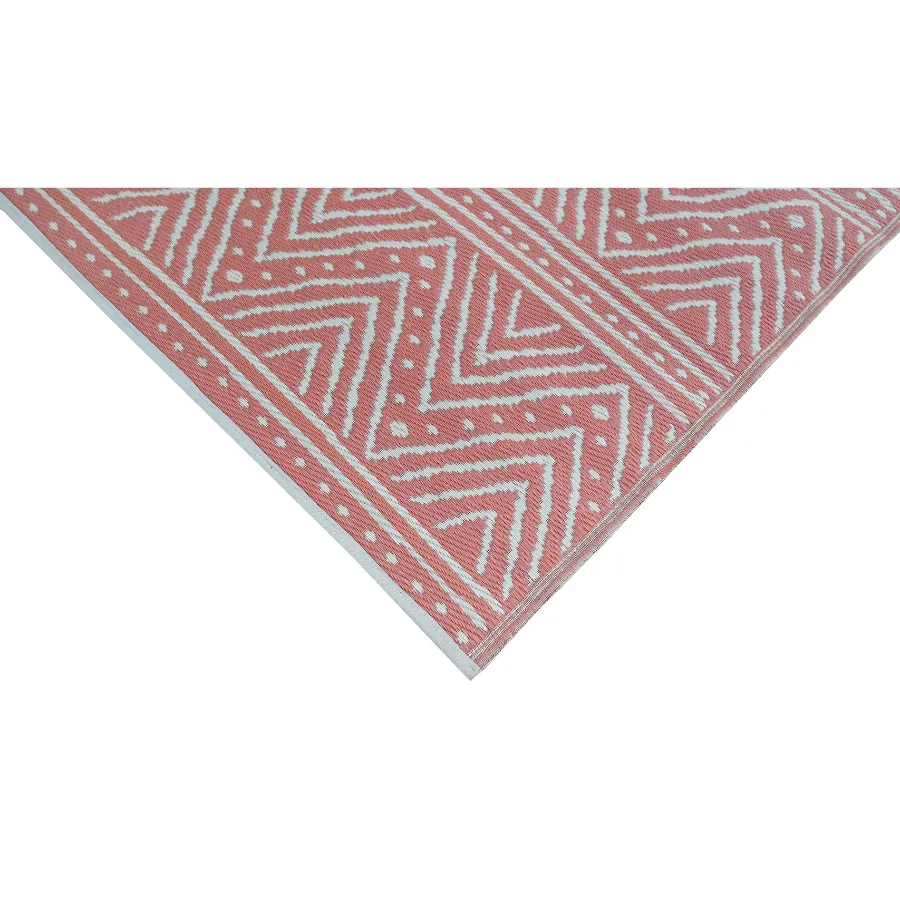 Kona Peach Recycled Plastic Large Outdoor Rug