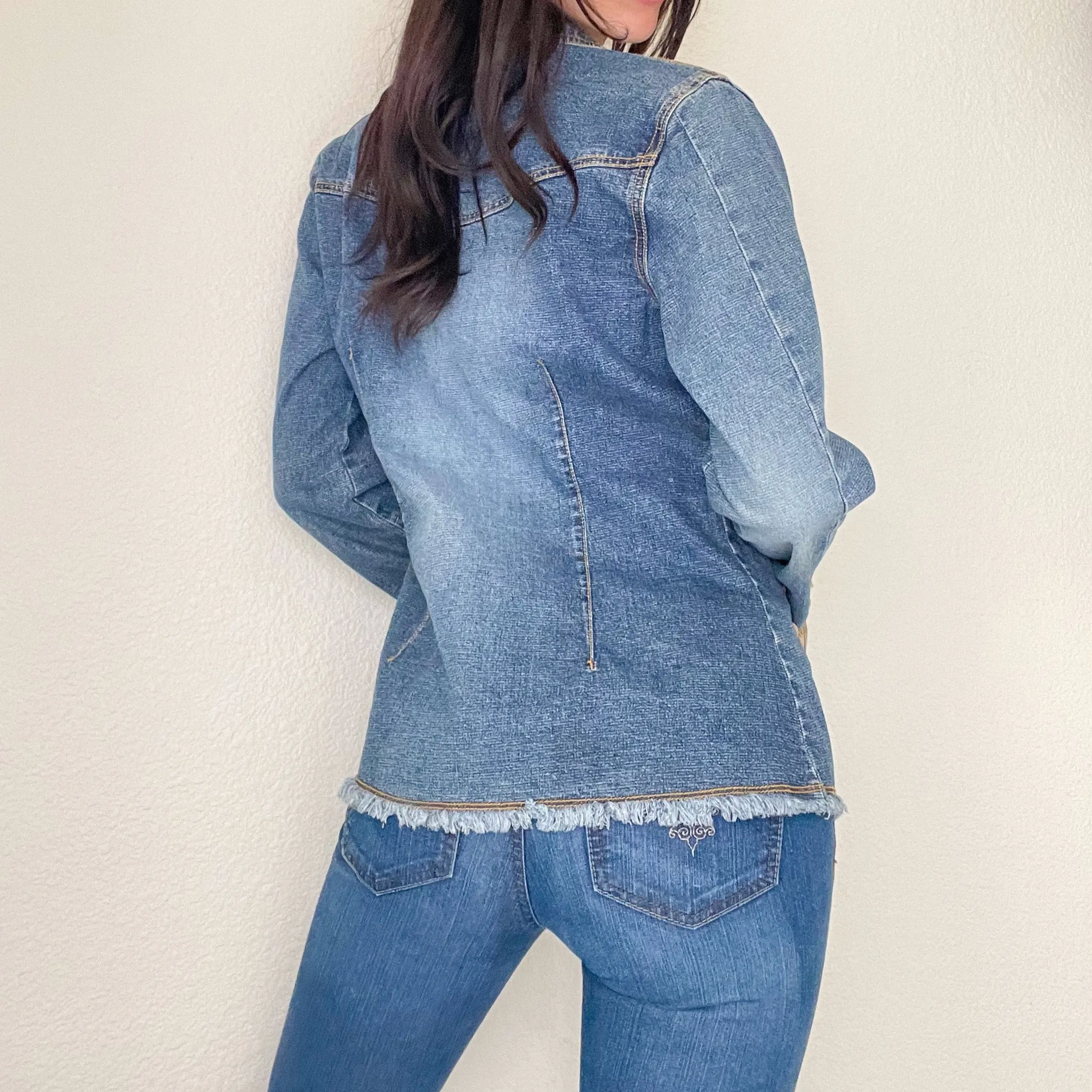 Lazer Jeans Denim Boho Jacket