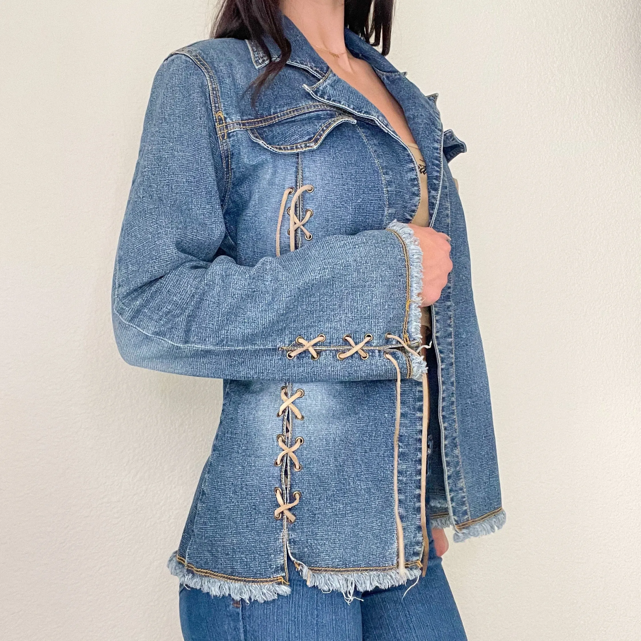 Lazer Jeans Denim Boho Jacket
