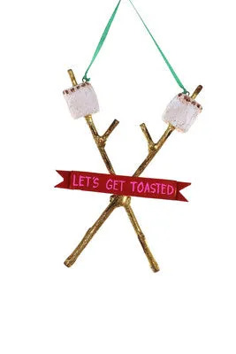 Let's Get Toasted Ornament