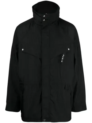 Logo-Embroidered Zip-Up Jacket