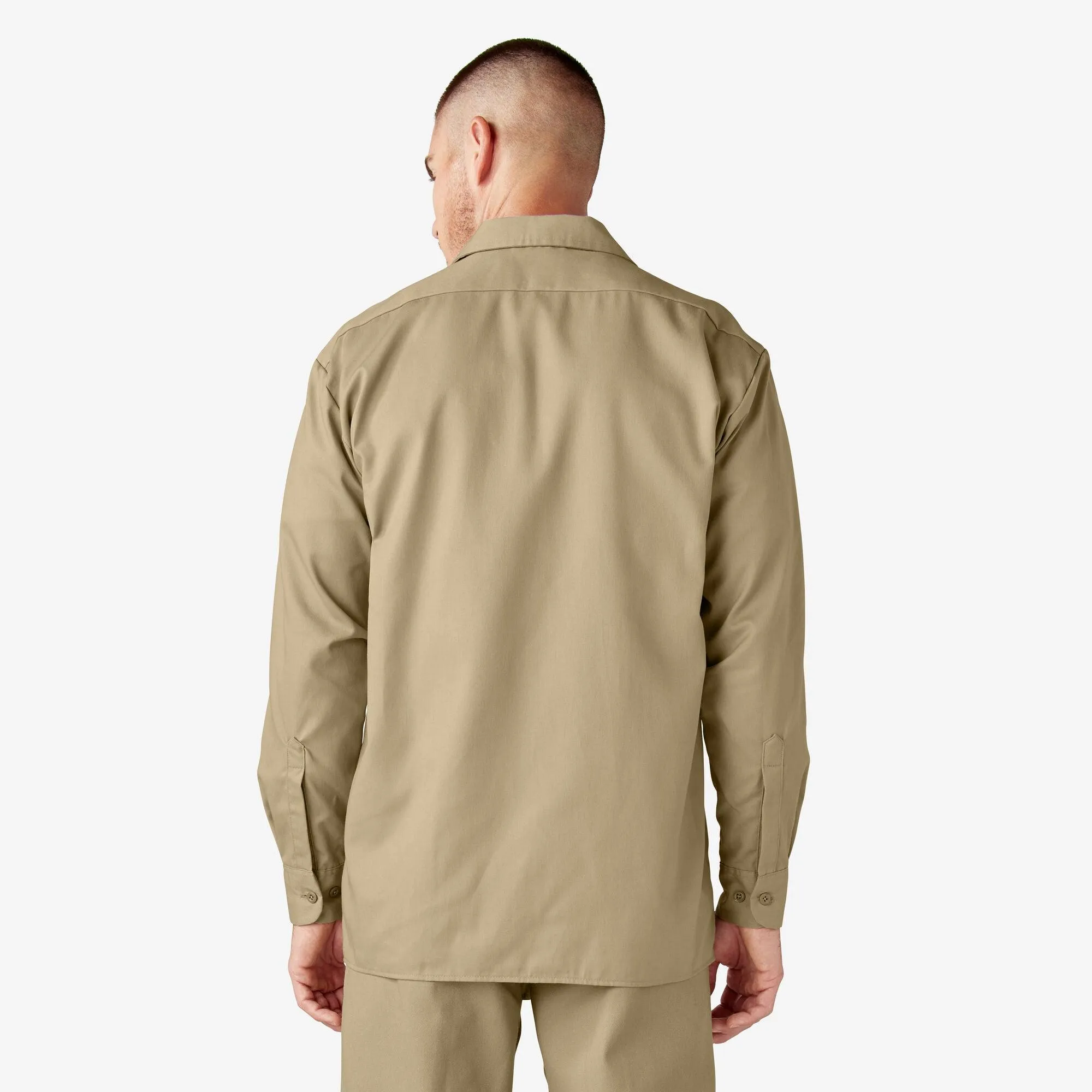 Long Sleeve Work Shirt, Khaki