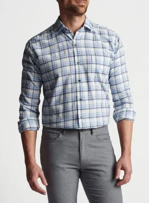 Mallard View Cotton Sport Shirt- Ivory