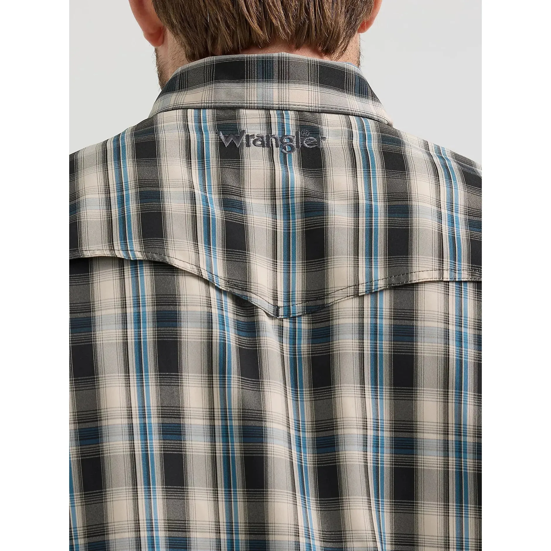 Men's Wrangler Performance Snap Long Sleeve Plaid Shirt 112352665