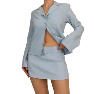 Mini Skirt Suit Set (M)