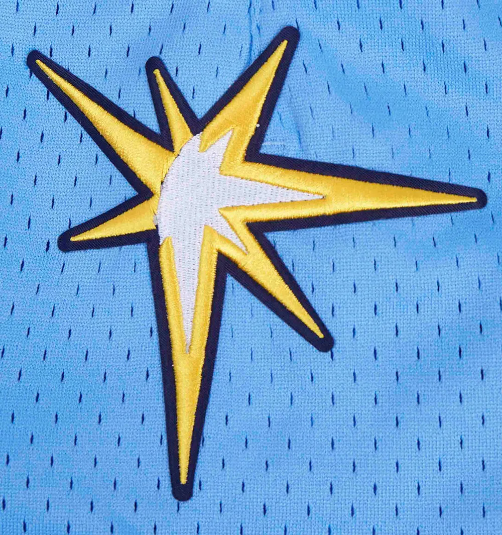 MLB TAMPA BAY RAYS CLASSIC MESH MEN'S SHORT (UNIVERSITY BLUE)