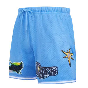 MLB TAMPA BAY RAYS CLASSIC MESH MEN'S SHORT (UNIVERSITY BLUE)