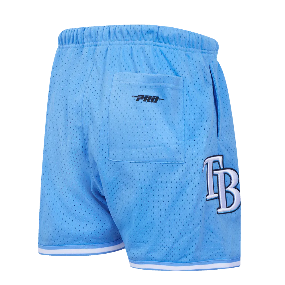 MLB TAMPA BAY RAYS CLASSIC MESH MEN'S SHORT (UNIVERSITY BLUE)