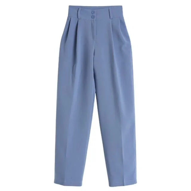 Modern Women Two Piece Sets Fashion Blazer Suits Pant 2pc Sets