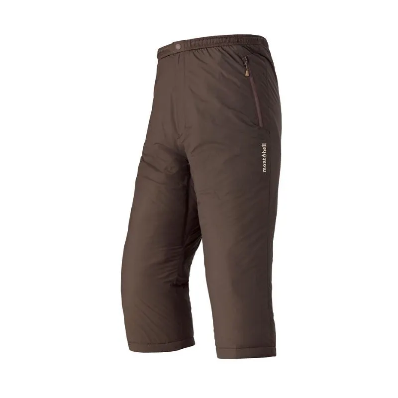 Montbell Pants Men's U.L. Thermawrap Knee Long Pants - Black Taupe