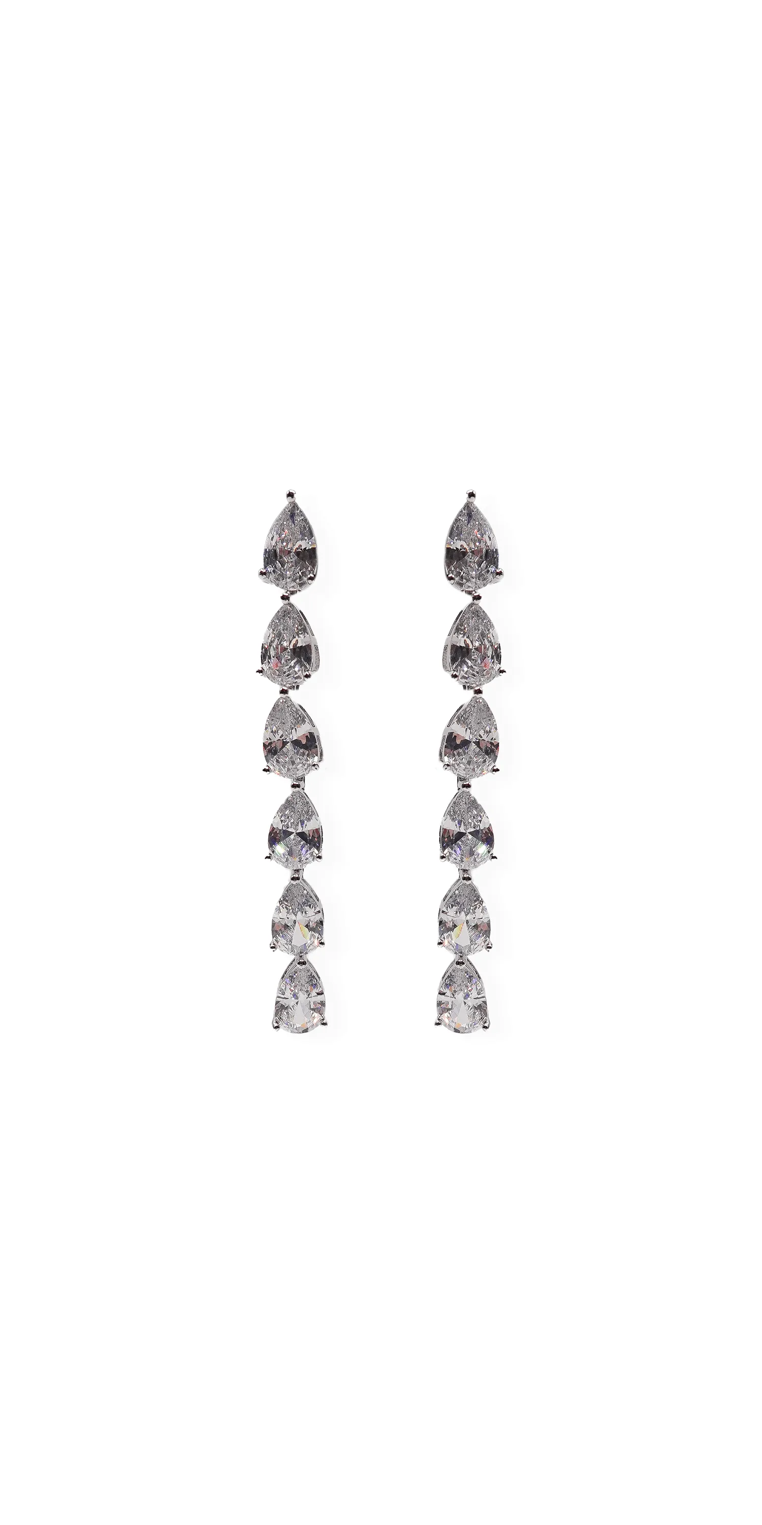 Multi Teardrop Dangle Earrings