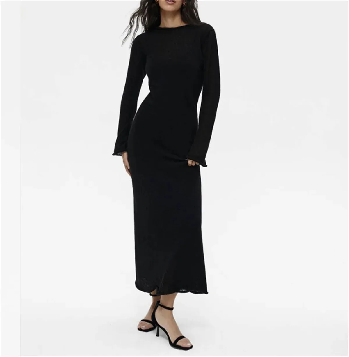 New Women 2-piece Suit and Full Knitted Sweater Dress Sets