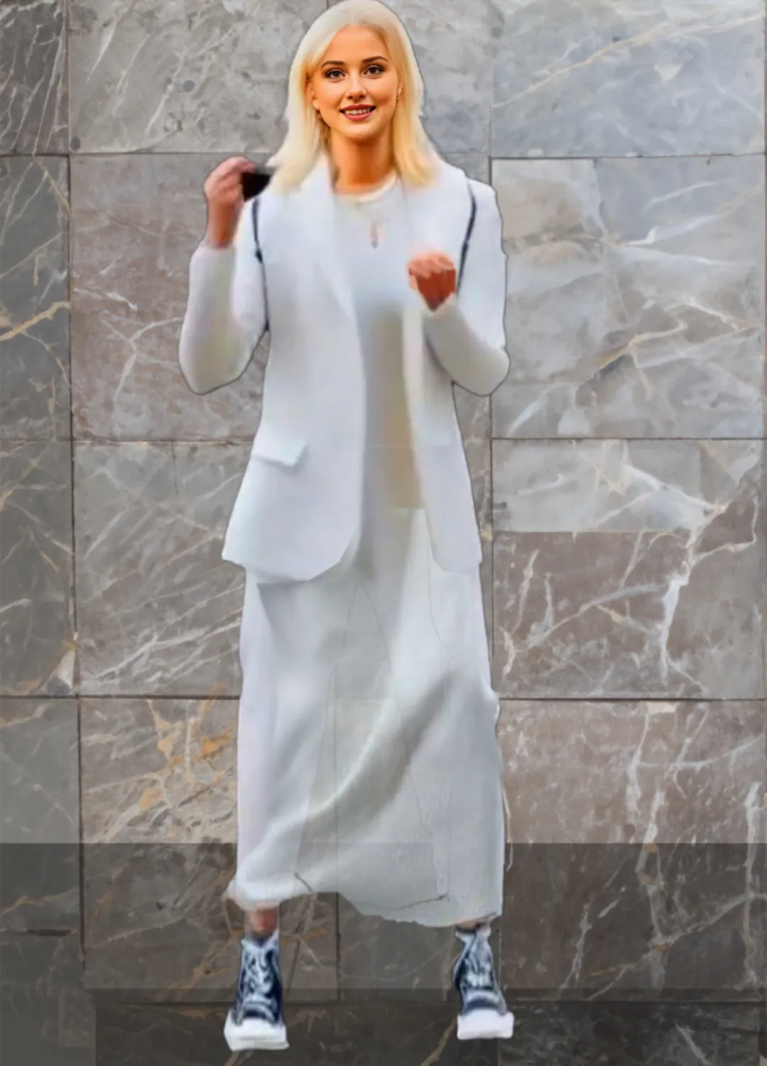 New Women 2-piece Suit and Full Knitted Sweater Dress Sets