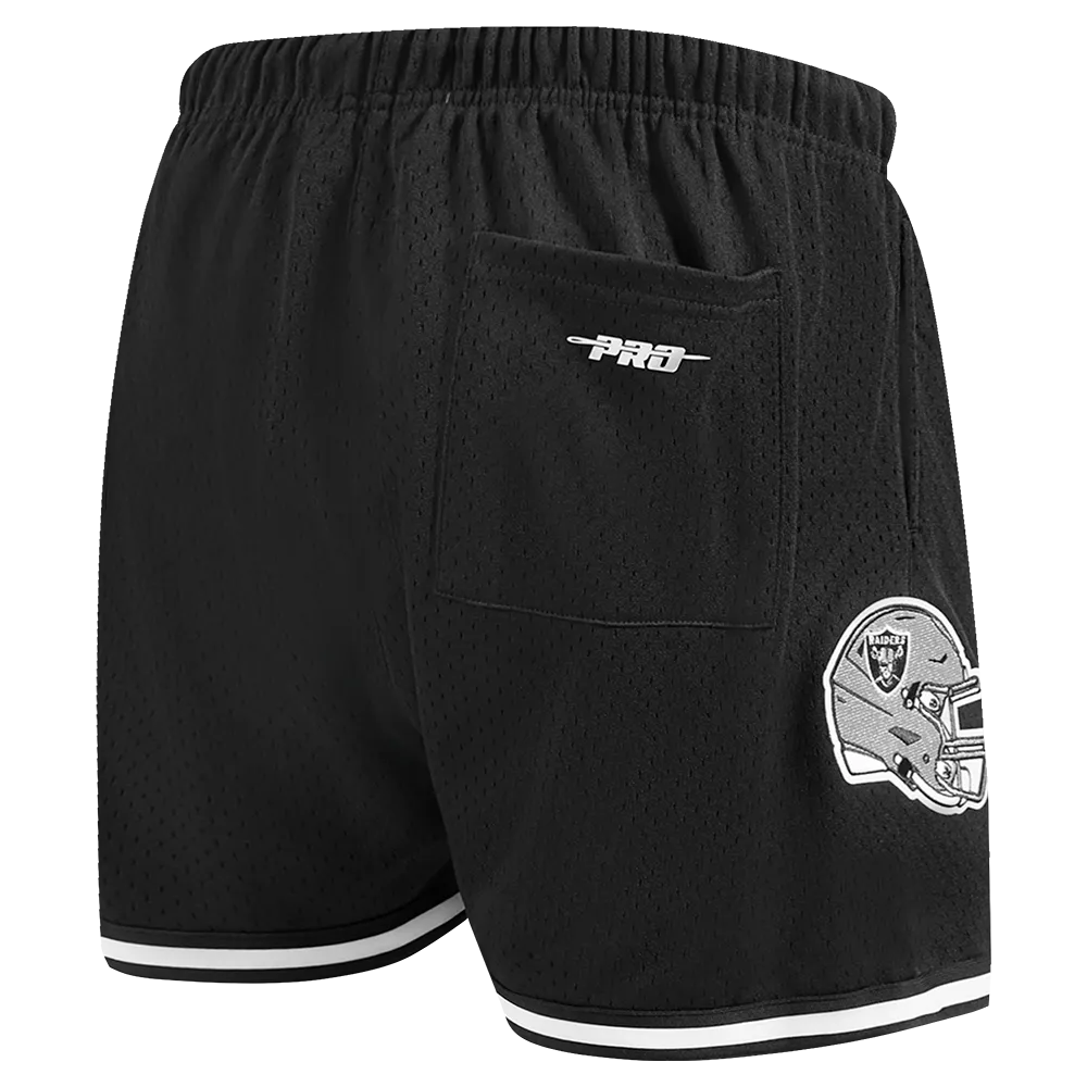 NFL LAS VEGAS RAIDERS CLASSIC MESH MEN'S SHORT (BLACK)