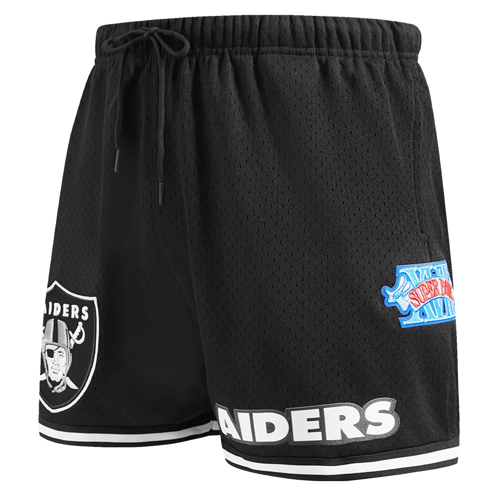 NFL LAS VEGAS RAIDERS CLASSIC MESH MEN'S SHORT (BLACK)