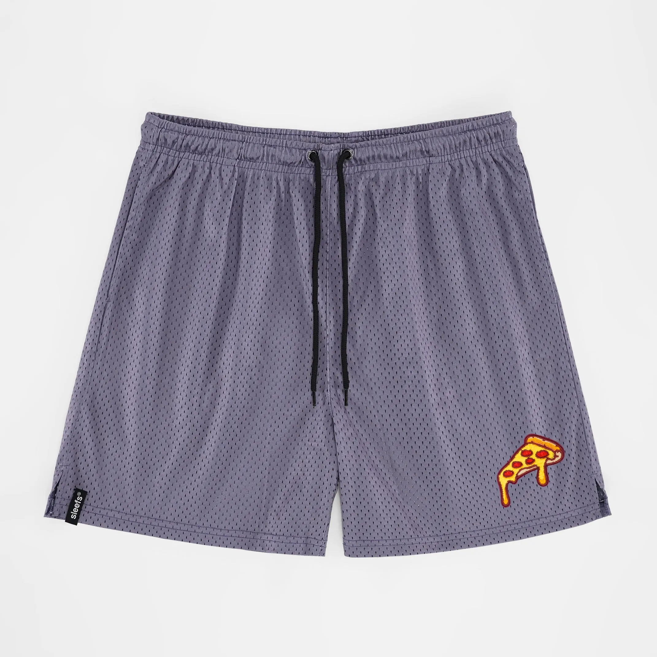 Pizza Slice Patch Shorts - 7"