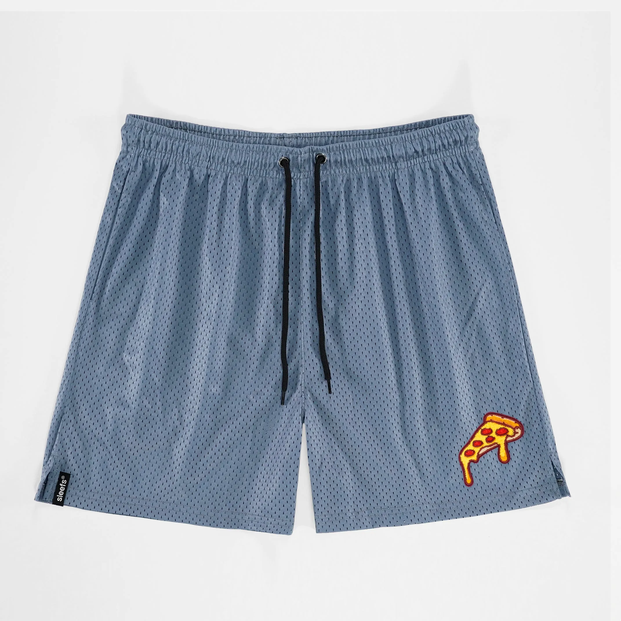 Pizza Slice Patch Shorts - 7"