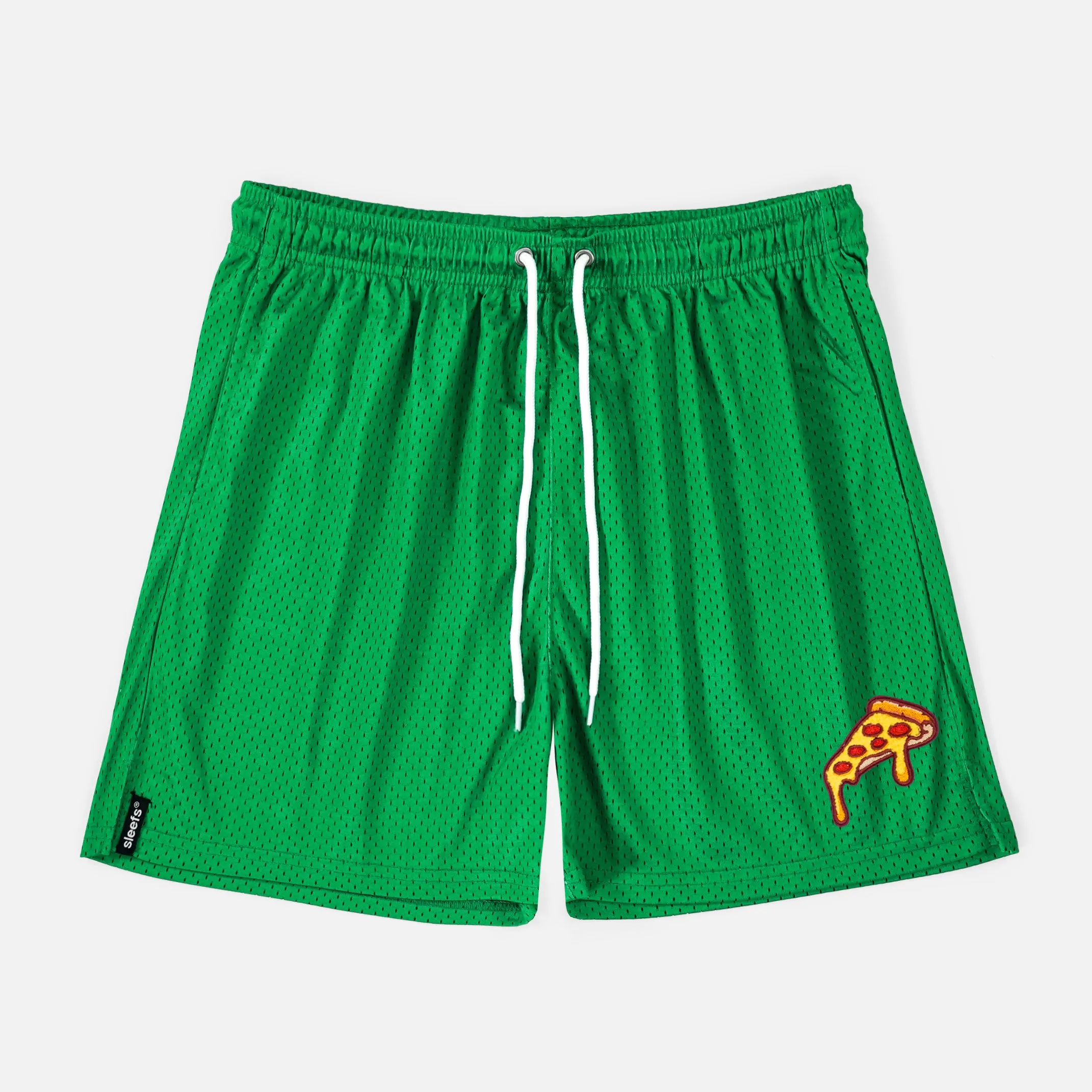 Pizza Slice Patch Shorts - 7"