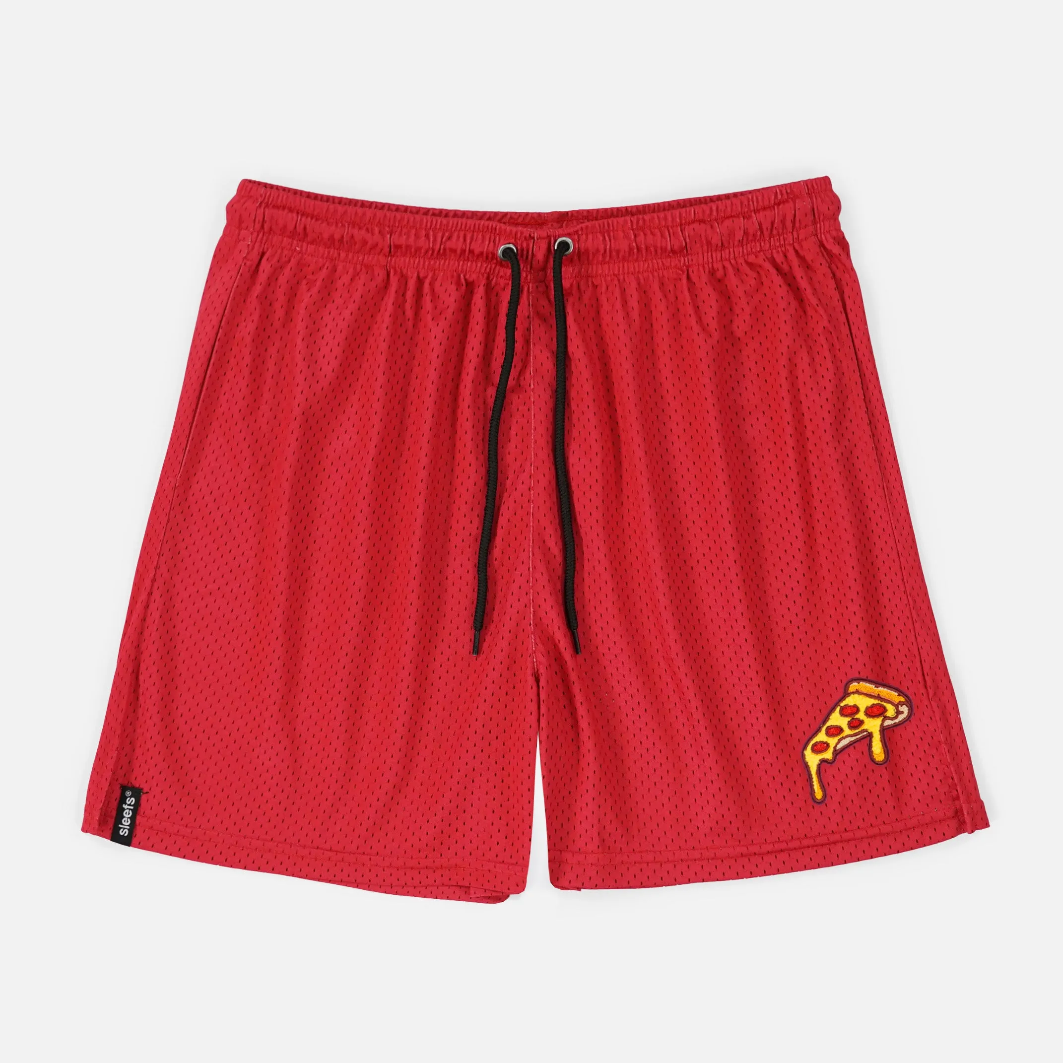 Pizza Slice Patch Shorts - 7"