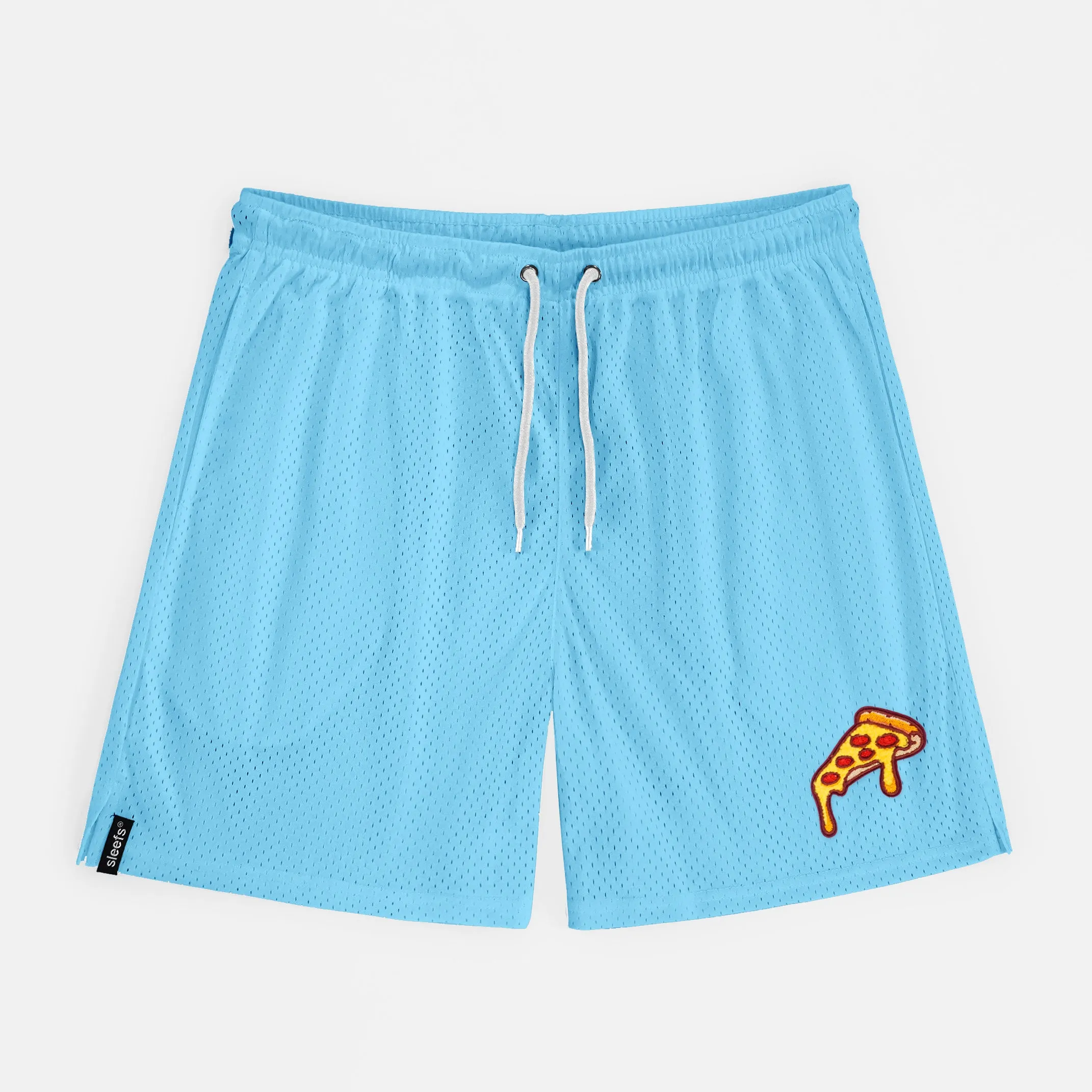 Pizza Slice Patch Shorts - 7"