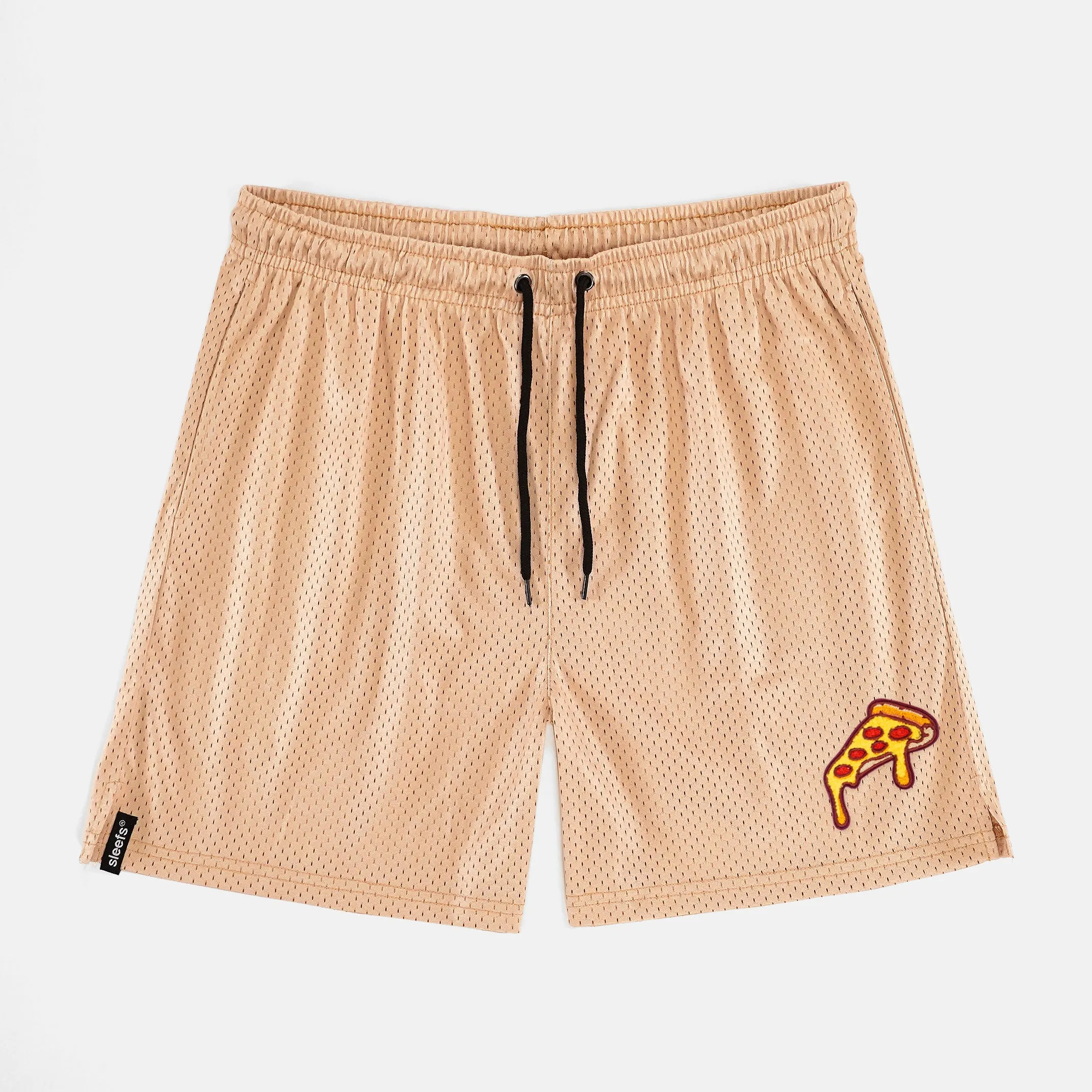Pizza Slice Patch Shorts - 7"