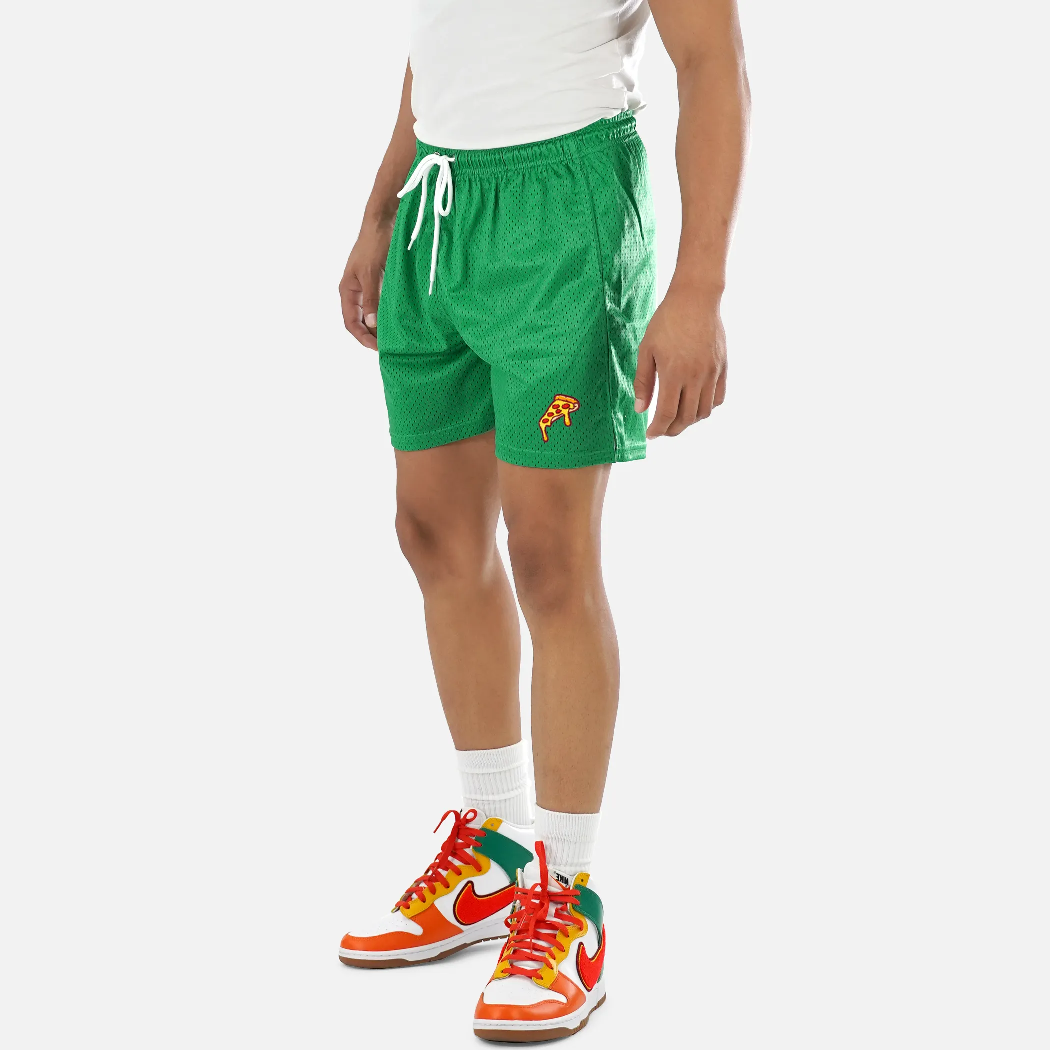 Pizza Slice Patch Shorts - 7"
