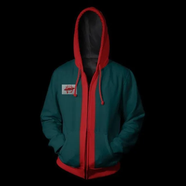 Popular Marvel movie venom 3D Printed Hoodies Men Women Spiderman Hooded Sweatshirts hip hop Zipper Pocket Jackets