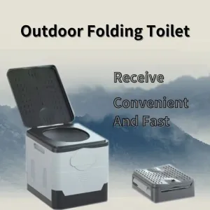 Portable, Collapsible, Anti-Odor Travel Emergency Folding Toilet
