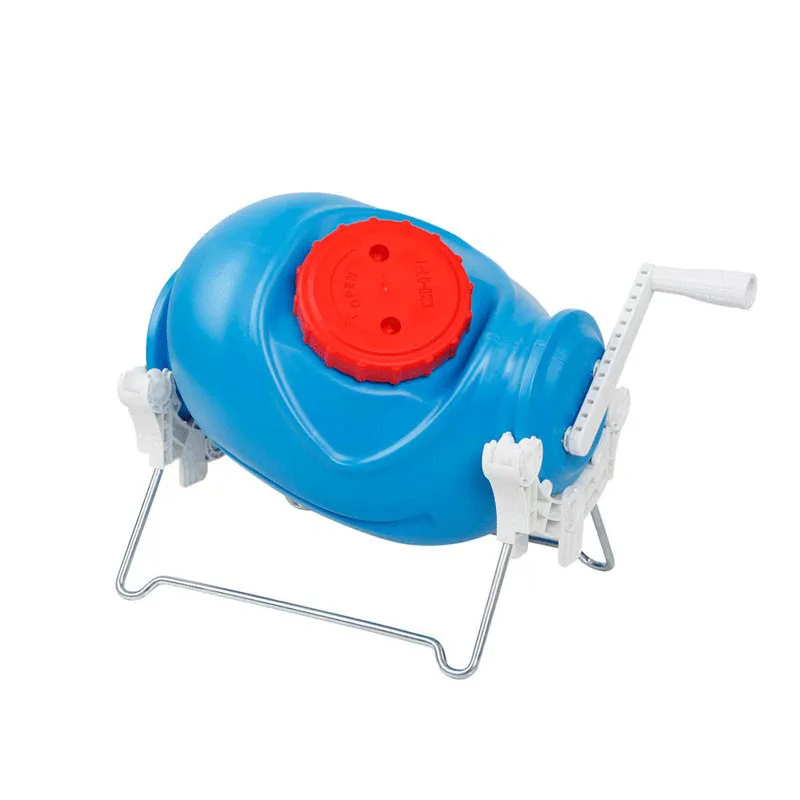 Portable Mobile Manual Hand Camping Washing Machine Camp Washer Laundry Rotary