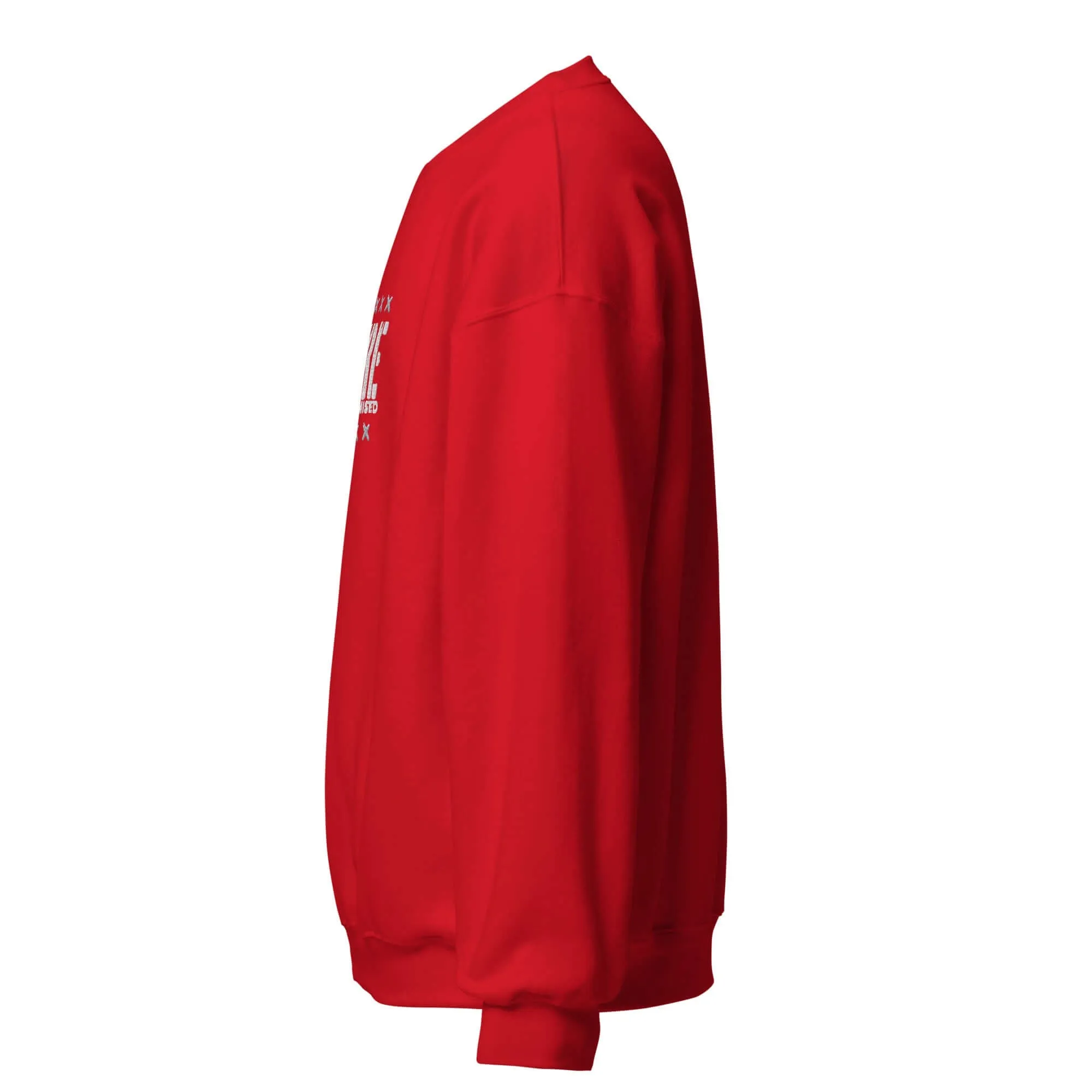 "Future is Never Promised" Embroidered Unisex Sweatshirt (Color options available)