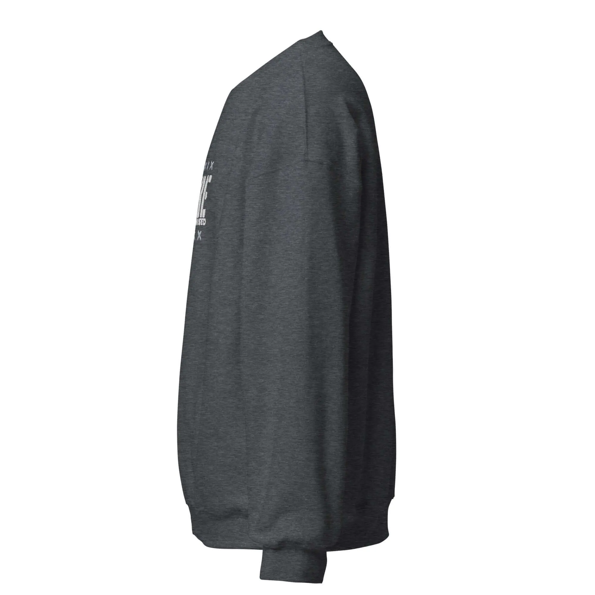 "Future is Never Promised" Embroidered Unisex Sweatshirt (Color options available)