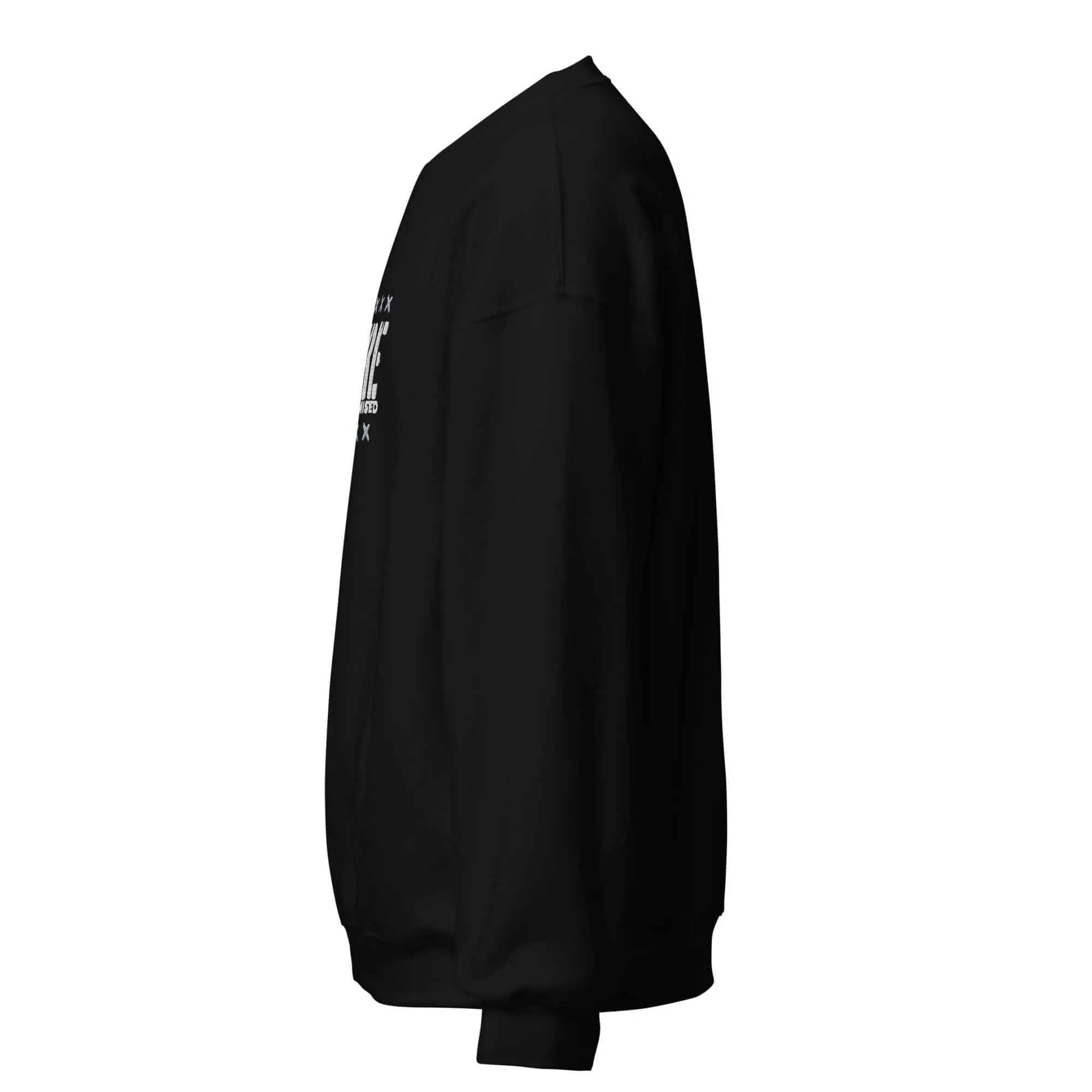 "Future is Never Promised" Embroidered Unisex Sweatshirt (Color options available)