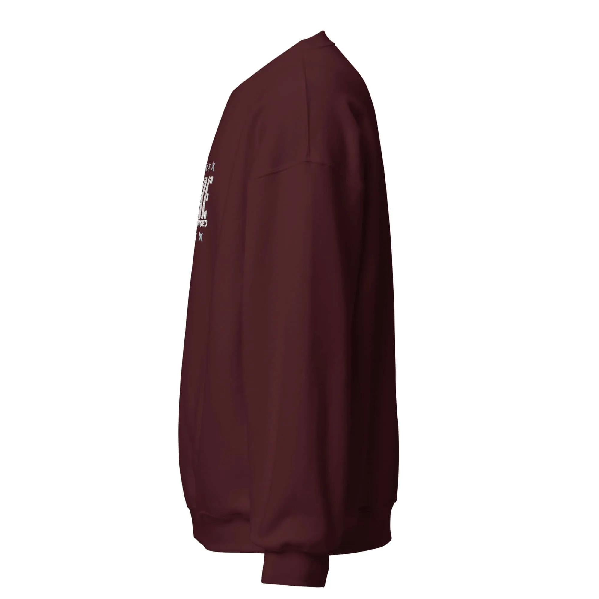 "Future is Never Promised" Embroidered Unisex Sweatshirt (Color options available)