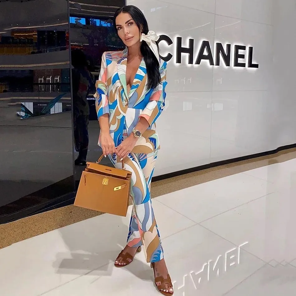 Rachel Blazer & Pants Set