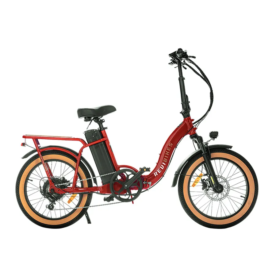 Revi Bikes Rebel 2.0 - Step-Through Fat Tire Electric Bike - Top Speed 28mph - 750W