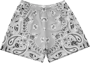 RF Mesh Bandana Shorts - Grey