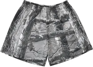 RF Mesh Tree Camo Shorts - Grey
