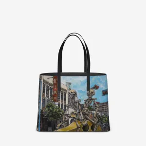 Road Trips Leather Tote