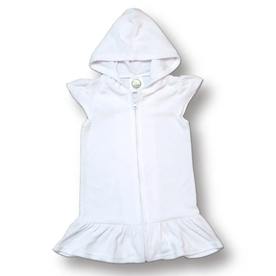 Ruffle Swim Cover Up- Seersucker All Colors