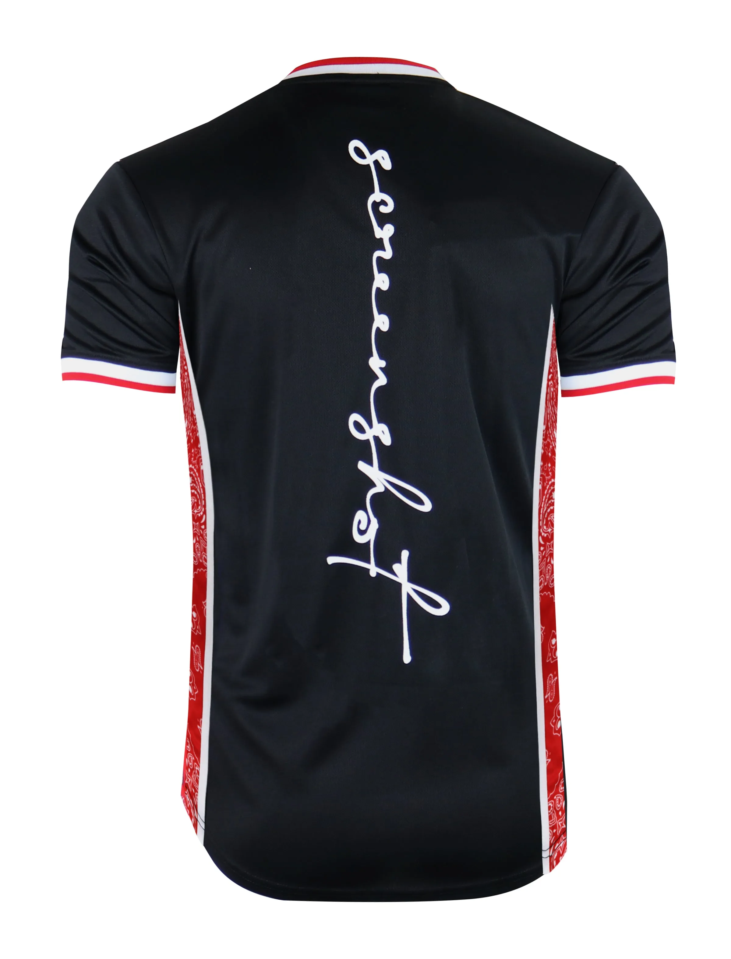 SHORT SLEEVE MESH JERSEY - TS1122 (BLACK)
