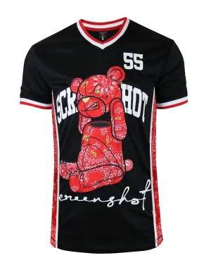 SHORT SLEEVE MESH JERSEY - TS1122 (BLACK)