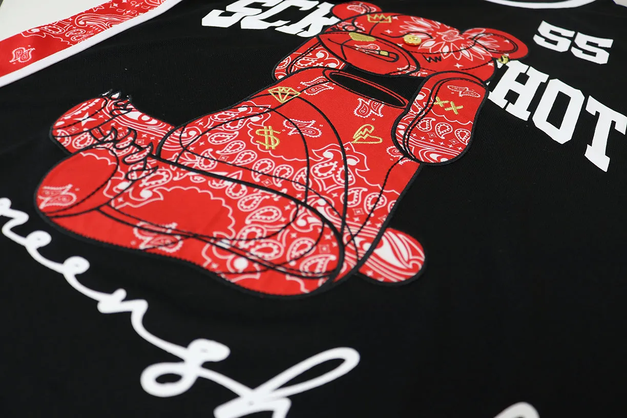 SHORT SLEEVE MESH JERSEY - TS1122 (BLACK)