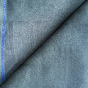 Slate Grey  Plain Premium 60 Lea Pure Linen Fabric (Width 58 Inches)
