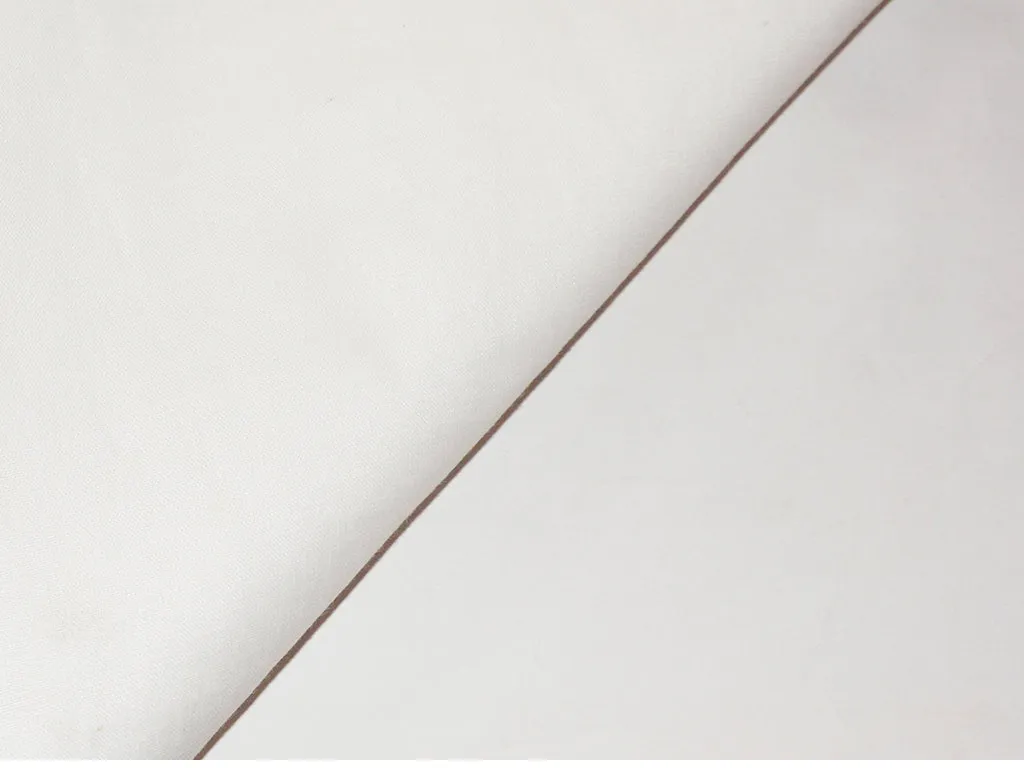 Snow White Cotton Linen Fabric (Wholesale)