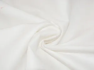 Snow White Cotton Linen Fabric (Wholesale)