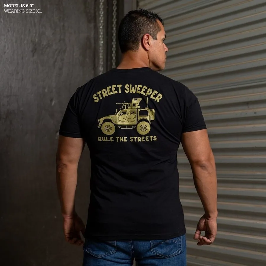 Street Sweeper T-Shirt - Black