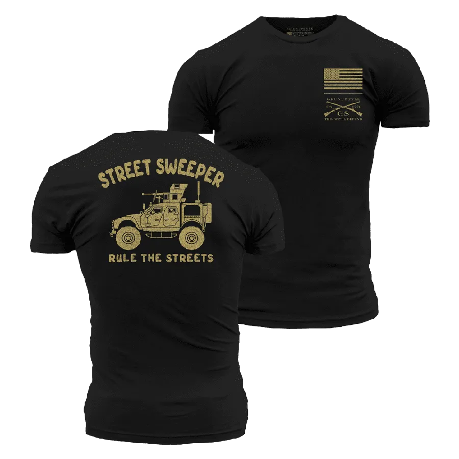 Street Sweeper T-Shirt - Black