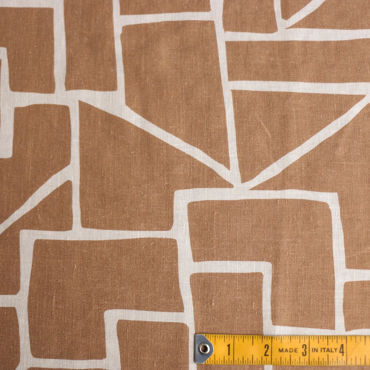 Terra Mosaic Printed Linen