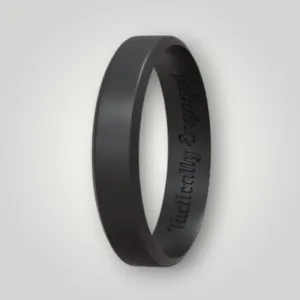 Ultra Thin Beveled - Silicone Ring