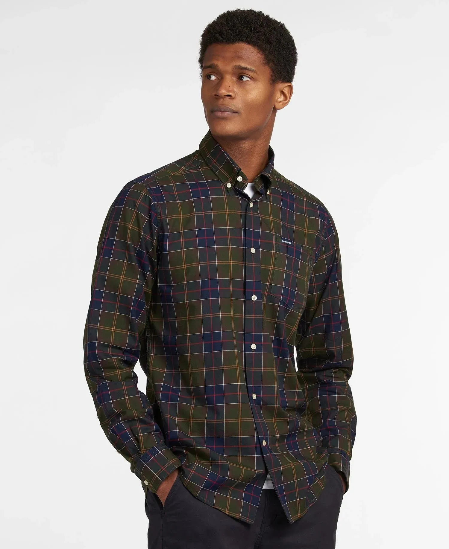 Wetheram Tailored Fit Shirt Classic Tartan